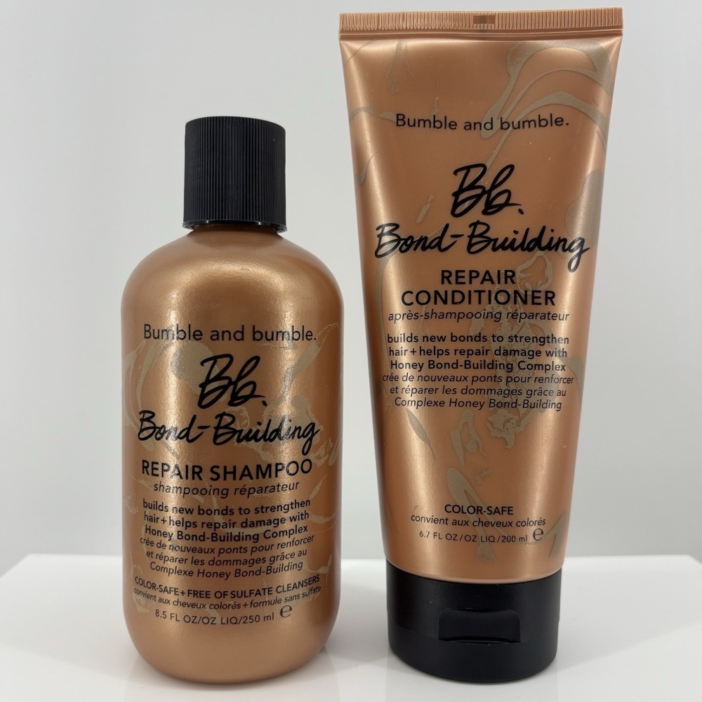 Bumble and Bumble Bond Building Repair Shampoo 8.5 oz & Conditioner 6.7oz Set